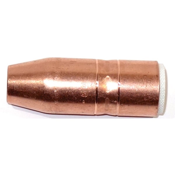 Parker Torchology Tregaskiss Style Nozzle, HD, Slip-On, Copper, 1/2" with 1/8" Recess, Short Taper P401-6-50 - main